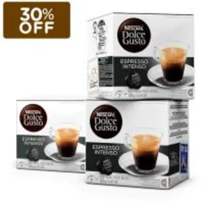 Combo 3 caixas capsulas Dolce Gusto Espresso Intenso - R$46,62