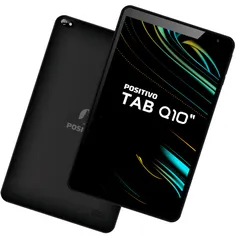 (AME R$ 481,59) Tablet Positivo Q10, 64gb 4G, celular e Whatsapp Wifi 5g - Preto