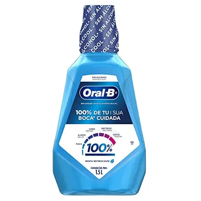 Enxaguante Bucal Oral-B 100% De Sua Boca Cuidada 1,5L, Oral-B