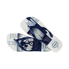 Sandalias Havaianas Top Athletic Branco/Marinho 41/42