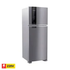 REEMBALADO: Geladeira Brastemp Duplex BRM55BK Frost Free 462L Inox 220V