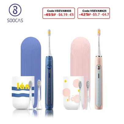 Escova de dente elétrica Soocas x5 | R$265