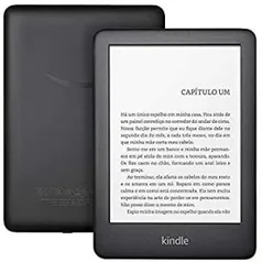 Kindle 10a. geração com iluminação embutida – Cor Preta | R$256 (Prime)