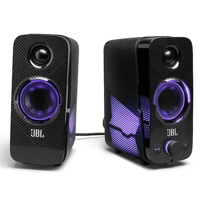 Alto-falantes JBL Quantum Duo para PC - Preto