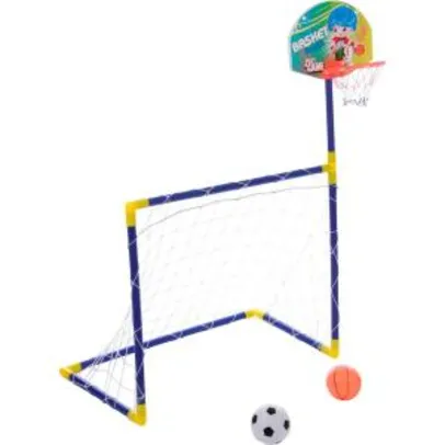 Conjunto 2 em 1 Basquete e Futebol - brink+