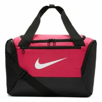 [APP] Bolsa Nike Brasilia Xs Duff 9.0 - 25 Litros - Rosa e Preto | R$ 81