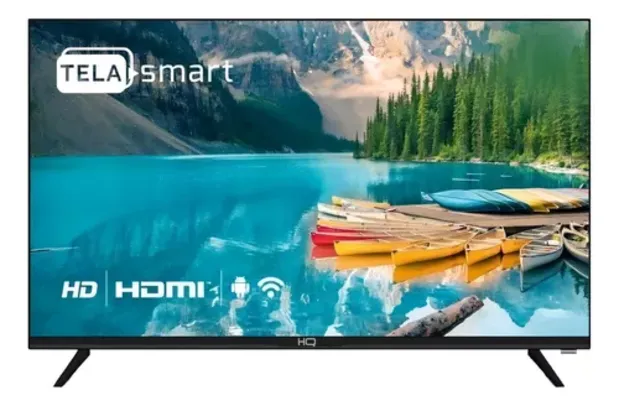 Smart TV de 32 HQ HQSTV32NK com tela LED HD 127/220V