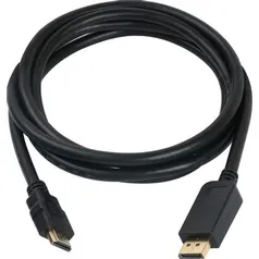 [AME 47,34] Cabo Displayport Macho Para Hdmi 1080P Multilaser - WI375