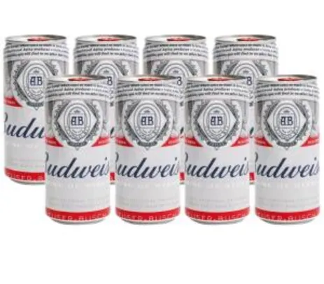 [cliente ouro+magalupay] Cerveja Budweiser 269ml - 32 Unidades R$49