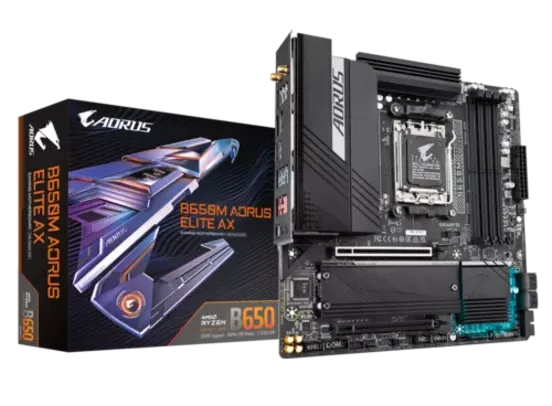 Placa Mãe Gigabyte B650M Aorus Elite AX AM5