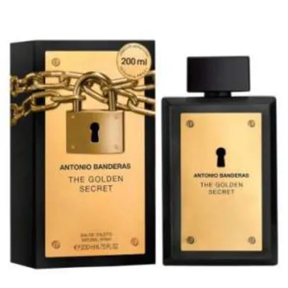 [Clube do Ricardo] Perfume Antonio Banderas Golden Secret Eau de Toilette 200 ml por R$100