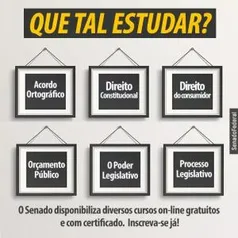 Cursos Gratuitos do Senado Federal