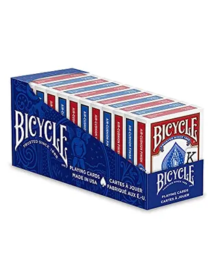 Bicycle Baralho, Índice Jumbo, Pacote com 12