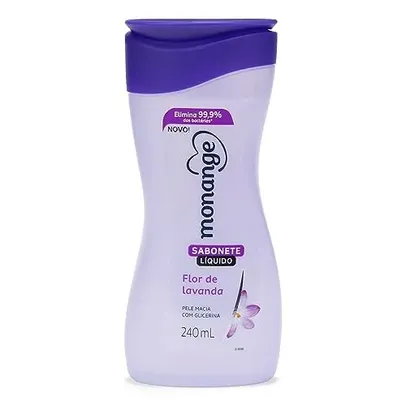 [ Rec] [ Leve 3 pague 2 R$4,60 ] Monange Sabonete Líquido Flor De Lavanda 240Ml