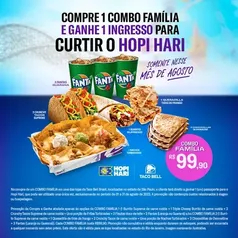 INGRESSO HOP HARI  com Tacobell 