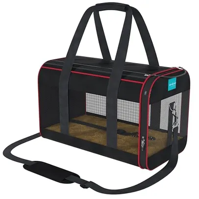 Bolsa para Pet Transporte Viagem Vermelho