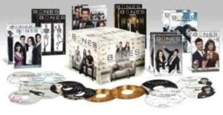 [SARAIVA] DVD Box Bones - 1ª A 7ª Temporada - 39 Discos - R$110