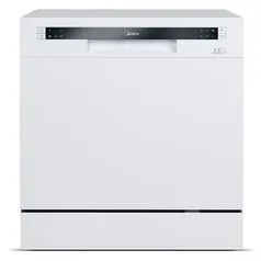 Lava-Louças Midea DWA08 8 Serviços com Programa Intensivo - Branca | R$1599