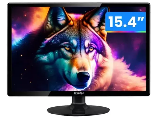 Monitor LED Widescreen 15.4" Brazilpc 15BPC-KAN HDMI - BRAZIL PC