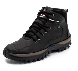 Bota Coturno Adventure Masculina Para Trilha Conforto Reforçada