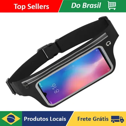 [DoBrasil/Moedas] Pochete Cinto Para Celular C/ Porta Chave Academia Corrida