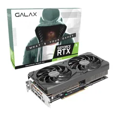 Placa de Vídeo Galax GeForce rtx 3070 1-Click oc lhr 8GB 256Bit GDDR6 37NSL6MD2KCH