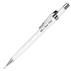 (PRIME) Lapiseira Pentel P200 0.7 mm, Branca | R$ 13