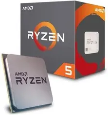 Processador AMD Ryzen 5 1600, Cache 19MB, 3.2GHz (3.6GHz Max Turbo), AM4 - YD1600BBAFBOX