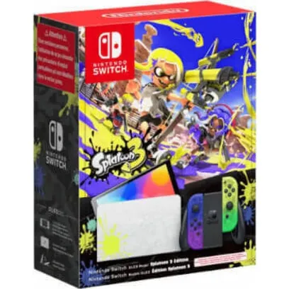 Foto do produto Nintendo Switch Oled Edição Limitada Splatoon 3