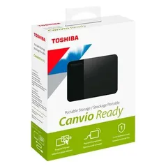 HD Externo Toshiba Canvio Ready 1TB USB 3.0 (HDTP310XK3AA) | R$290