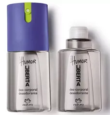  (1ª Compra) Kit Desodorante Corporal Humor Liberta 100ml com Refil 100ml