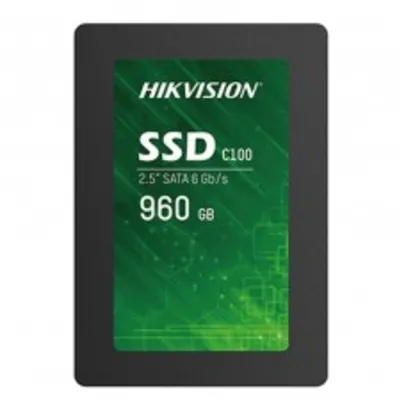 SSD Hikvision C100 960GB , SATA III Leitura 520MBs e Gravação 400MBs, HS-SSD-C100-960GB