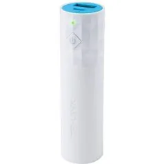 Carregador Portátil TL-PB2600 Power Bank 2600mah Branco - TP-Link | R$36 (18 com Ame)