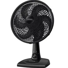 Ventilador de Mesa Mondial Black Classic 30cm 3 Velocidades - Preto | R$65