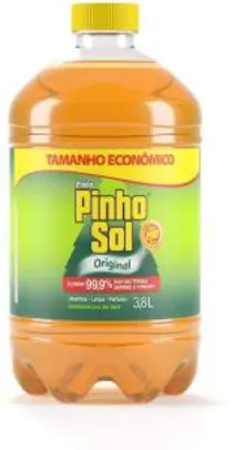 Saindo por R$ 20,51: Desinfetante Pinho Sol Original 3,8L | R$21 | Pelando