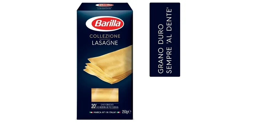 [Rec] Macarrão Grano Duro Lasagne Barilla para lasanha 