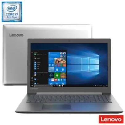 Notebook Lenovo, Intel® Core™ i7 8550U, 12GB, 1TB, Tela de 15.6'', NVIDIA GeForce MX150, IdeaPad 330 - 81FE000RBR | R$2.999