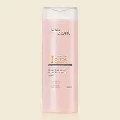 [1ªCompra / Compre 3] Shampoo Nutrição e Brilho Natura Plant 300 ml