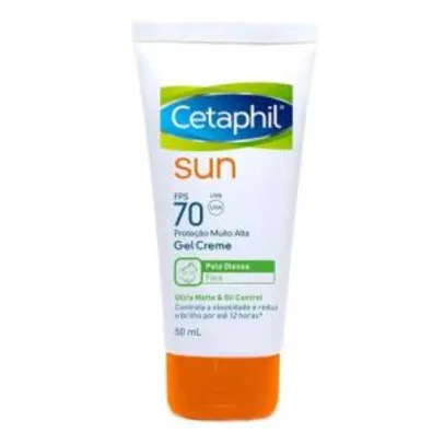 Protetor Solar Facial Cetaphil Sun FPS70 Ultra Matte 50ml | R$35