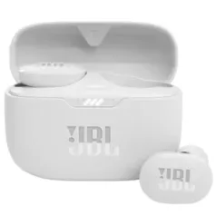 Fone De Ouvido Jbl, Tune, 130 Tws, Bluetooth, Com Cancelamento De Ruído, Branco