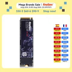 Kingspec Ssd M2 512gb Nvme Ssd 256gb Ssd M.2 2280 Pcie Hard Drive 