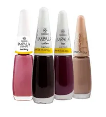 Kit 4 Esmaltes Impala Nº2 - R$10