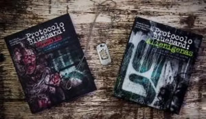Kit livros Protocolo Bluehand Alienígenas e Protocolo Bluehand Zumbis - R $34,90 cada