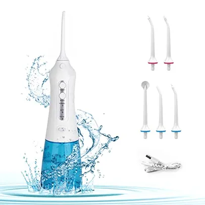 Cordless Water Flosser 3 Modos com 5 Jet Tips Tanque de água profissional 300ml