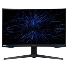 Monitor Gamer Samsung Odyssey G7 27' LED, Curvo, Wide, 240 Hz, 2K QHD, 1ms, FreeSync Premium, HDR 600, HDMI/DisplayPort - LC27G75TQSLXZD