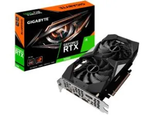 Placa de Vídeo Gigabyte GeForce RTX2060 6GB | R$2294