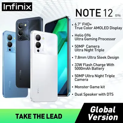 Infinix nota 12 smartphone helio g96 