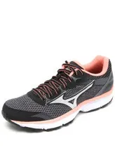 Tênis Mizuno Wing N Preto/Coral - R$100