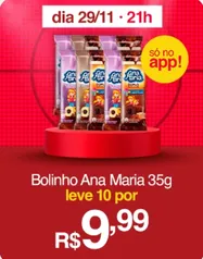 10 unidades Bolinho Ana Maria 