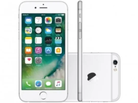iPhone 6s Apple 16GB Prata 4G Tela 4.7" Retina - Câm. 12MP por R$1889
